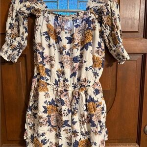 Floral Off-Shoulder Dress